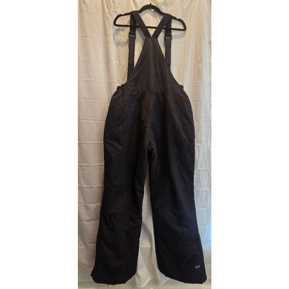 Slalom Women's Ski Snow Bib Overalls Black Adjustable - Picture 9 of 11